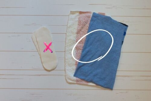 ２種類の使い捨て布ナプキン